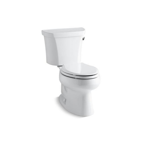 Kohler 3978-RA-0 1.6 GPF Well Worth Elongated Toilet with Right-Hand Trip Lever - White