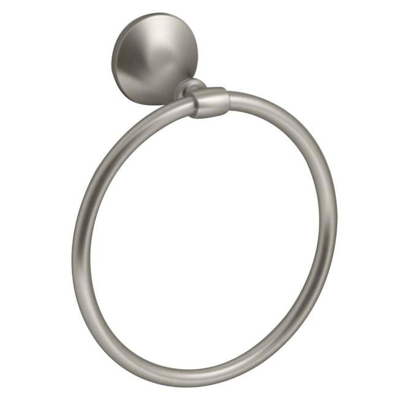 Elliston Brushed Nickel Wall Mounted Towel Ring