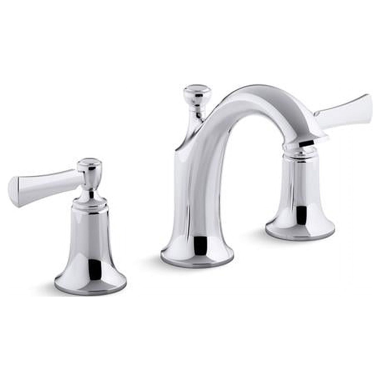 Elliston Classic Polished Chrome 8" Widespread Bathroom Faucet
