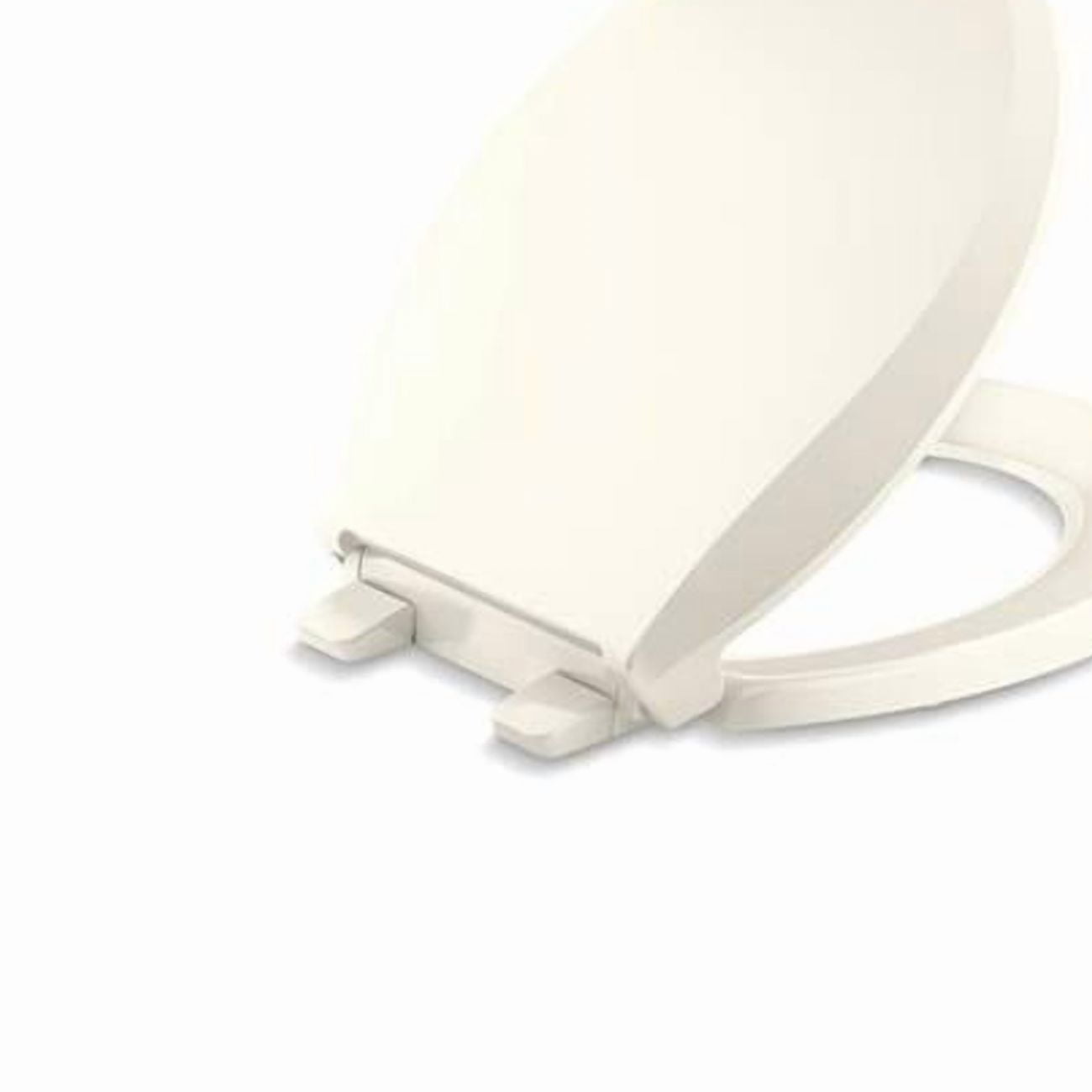 Kohler 4639-RL-96 Cachet Ready Latch Quiet-Close Round-Front Toilet Seat - Biscuit