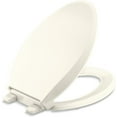 thumbnail image 1 of Kohler 4734-RL-96 Rutledge Ready Latch Quiet-Close Elongated Toilet Seat - Biscuit, 1 of 4