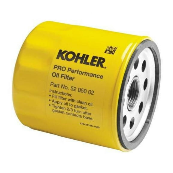 Kohler 52 050 02-S Oil Filter Extra Cap CH11 CH15 CV11 CV22 M18 M20 MV16 MV20