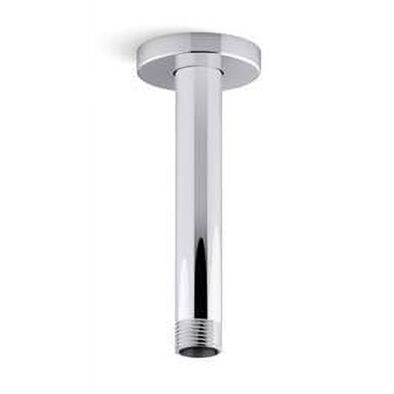 Kohler 6 in. Statement Ceiling-Mount Single-Function Rainhead Arm & Flange - Vibrant Brushed Bronze