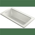 thumbnail image 1 of Kohler  60 x 30 in. Archer Drop In Acrylic Soaking Tub with Reversible Drain & Overflow, Ice Grey, 1 of 1