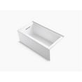 thumbnail image 1 of Kohler  60 x 30 in. Underscore Alcove Bath with Integral Apron with Integral Flange & Left-Hand Drain, White, 1 of 7