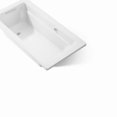 thumbnail image 1 of Kohler 1123-W1-0 60 x 32 in. Archer Drop-In Bath with Bask Heated Surface - White, 1 of 1