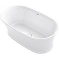 thumbnail image 1 of Kohler  60 x 34 in. Memoirs Freestanding Bath with Center Toe-Tap Drain, 1 of 7