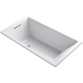 thumbnail image 1 of Kohler K-1136 Underscore Collection 66" Drop In Acrylic Bath Tub - White, 1 of 5