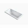 thumbnail image 1 of Kohler  72 x 36 in. Underscore Rectangle Drop-In Bath Tube with Center Drain - White, 1 of 3
