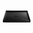 thumbnail image 1 of Kohler 9394-7 48 x 48 in. Archer Alcove Shower Center Base Drain - Black, 1 of 2