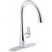 Kohler Anessia Touchless Pull-Down Kitchen Faucet with Optional Deck Plate