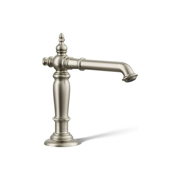 Kohler K-72760-BN Artifacts Bathroom Sink Spout with Column Design, Vibrant Brushed Nickel