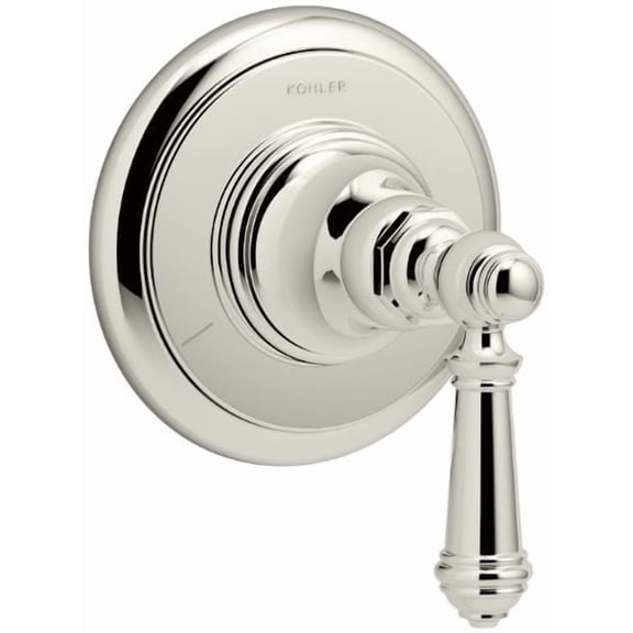 Kohler T72770-4-SN Artifacts Transfer valve trim with lever handle, Less Valve, Vibrant Polished Nickel