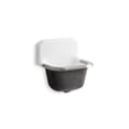 thumbnail image 1 of Kohler 6718-0 22.25 x 18.25 in. Bannon Wall-Mount or P-Trap Mount Service Sink with Rim Guard & Blank Back - White, 1 of 6