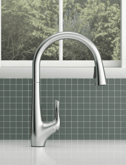 Kohler Bevin Pull-Down Kitchen Faucet (Chrome Plated) - Walmart.com