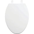 thumbnail image 1 of Kohler Brevia Elongated Toilet Seat With Quick-Release Hinges, White, 1 of 13
