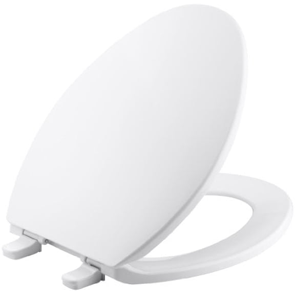 Kohler Brevia Elongated Toilet Seat With Quick-Release Hinges, White