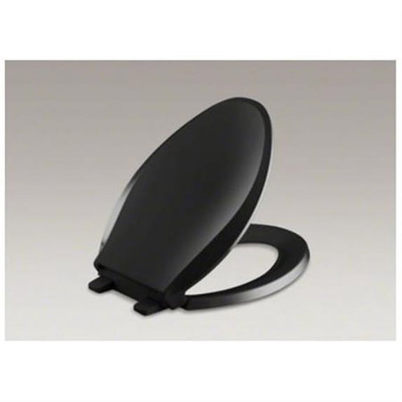 Kohler Cachet Quiet-Close Elongated Toilet Seat, Plastic - Ice Grey (K-4636-95)