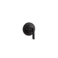 thumbnail image 1 of Kohler  Castia by Studio MCGEE Mastershower Transfer Valve Trim with Lever Handle - Matte Black, 1 of 1