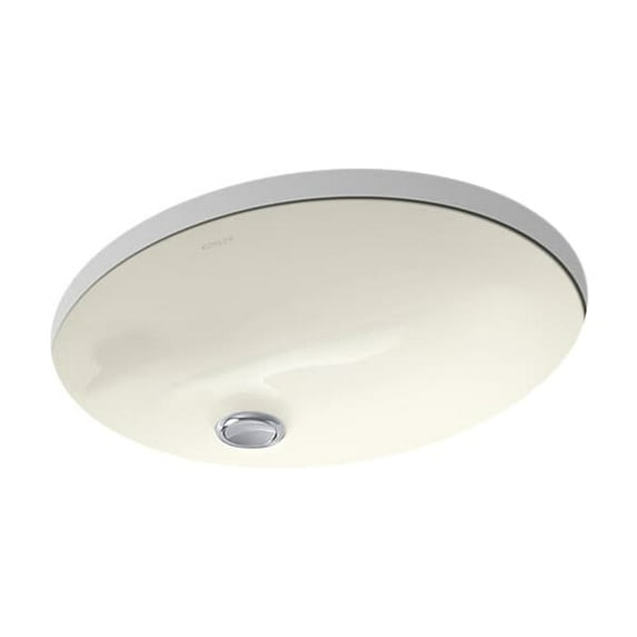 KOHLER K-2209-96 Caxton Undercounter Bathroom Sink, Biscuit