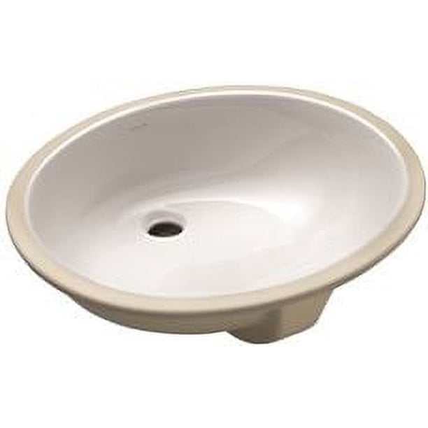 Kohler Caxton Undermount Bathroom Sink With Overflow And Clamp Assembly ...