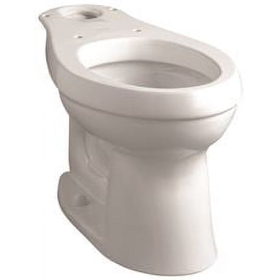 Kohler Cimarron Comfort Height Elongated Toilet Bowl With 12 In. Rough-In, White