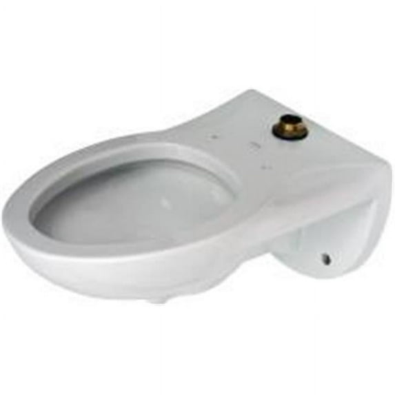 Kohler Company 581262 Kingston Wall Hung Toilet Bowl Elongated Top Spud 1.28 Gpf White