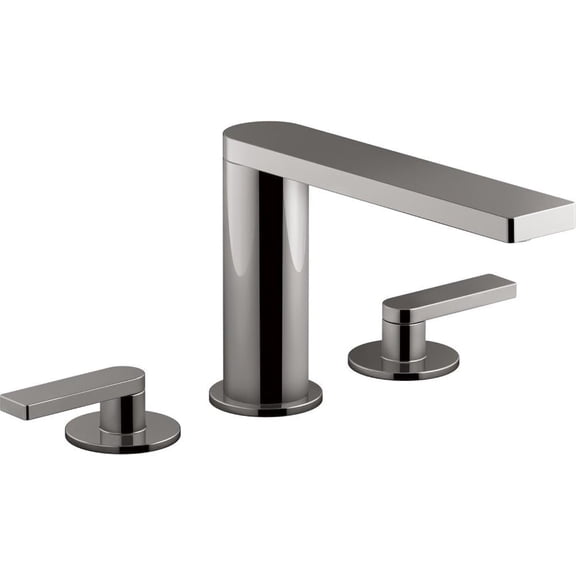 Kohler 73060-4-TT Composed Widespread Bathroom Sink Faucet with Lever Handles, 1.2 gpm, Vibrant Titanium