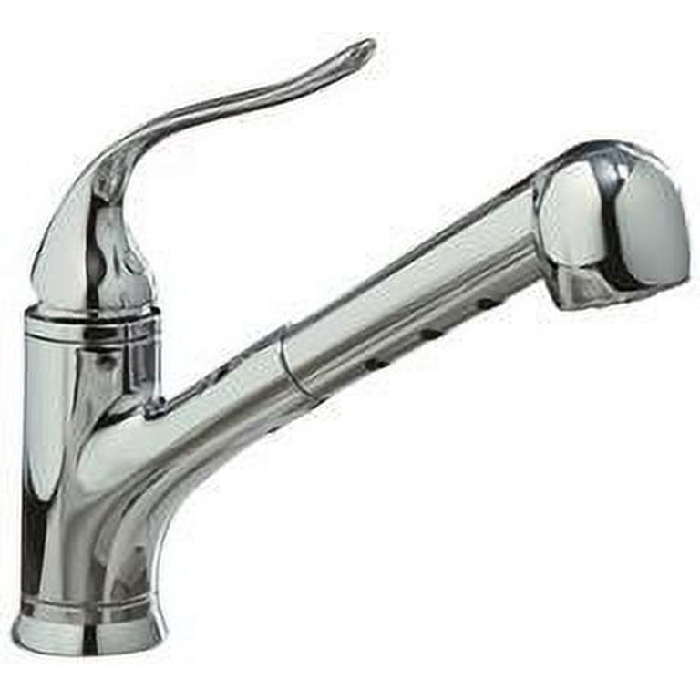 Coralais Single-Handle Pull-Out Sprayer Kitchen Faucet With MasterClean Sprayface In Polished Chrome Coralais Single-Handle Pull-Out Sprayer Kitchen Faucet With MasterClean Sprayface In Polished Chrome