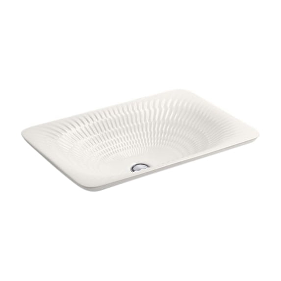 kohler 17916-rl derring carillon above-counter rectangular bathroom sink