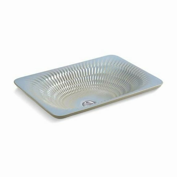 Kohler 17916-RL-RB3 21 in. Rectangular Drop-In Bathroom Sink with No Overflow - Bluestone Rutile