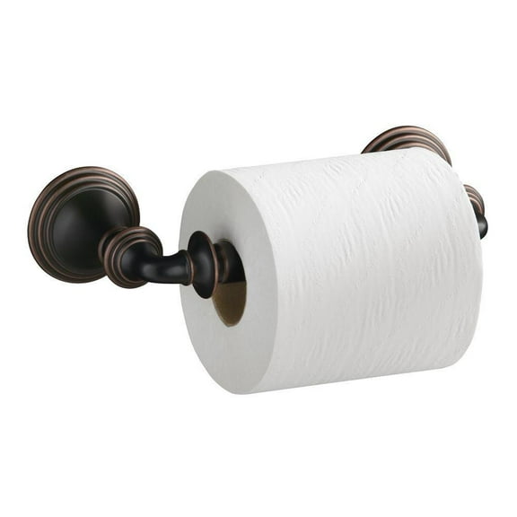 Devonshire Double Post Toilet Paper Holder In Oil-Rubbed Bronze