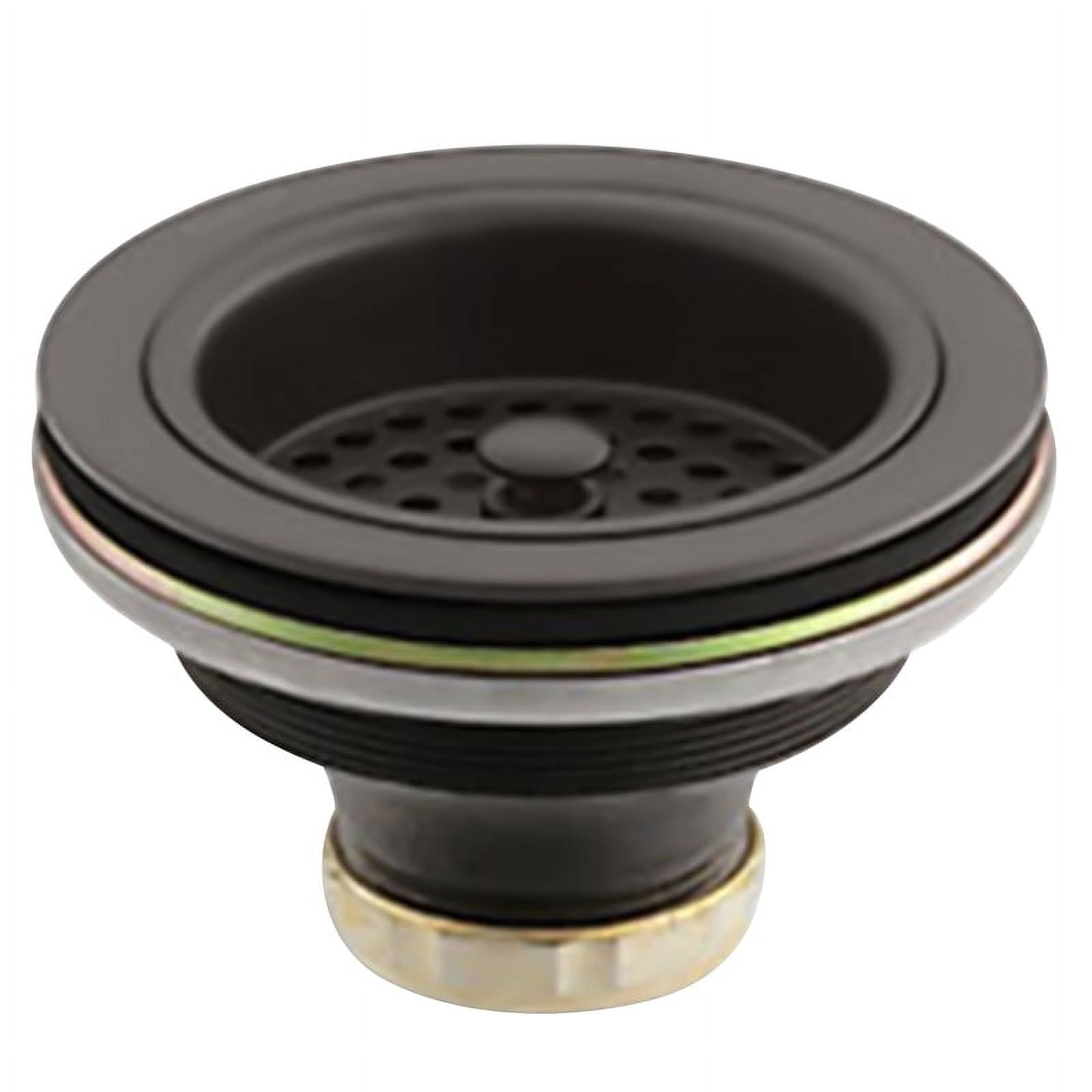 KOHLER Duostrainer 4-1/2 in. Sink Strainer in Oil-Rubbed Bronze