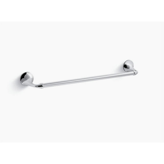 Kohler Elliston 18" Premium Metal Towel Bar, Polished Chrome