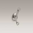 thumbnail image 1 of Kohler Elliston Brushed Nickel Silver Robe Hook, 1 of 2