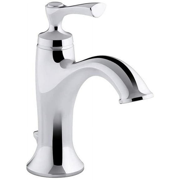 Kohler Elliston Single-hole bathroom sink faucet, 1.2 gpm, Polished Chrome, K-R72782-4D1-CP