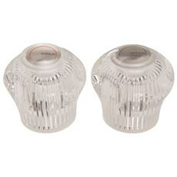 Kohler Flair Faucet Handles, Small, Acrylic 180074