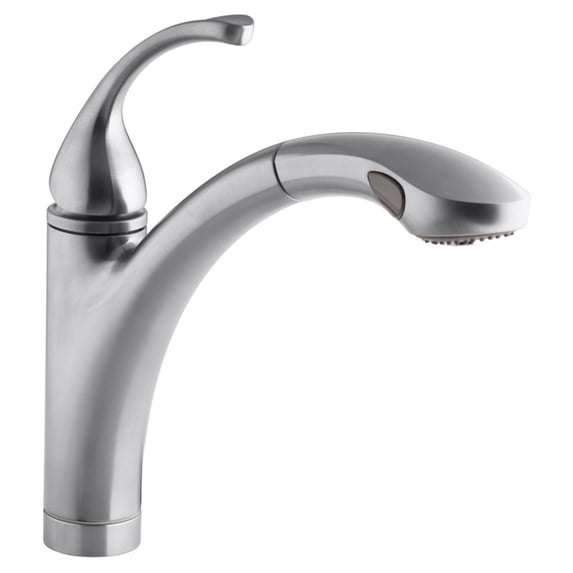 Kohler Forte K10433 Single Handle Pull Out Kitchen Sink Faucet