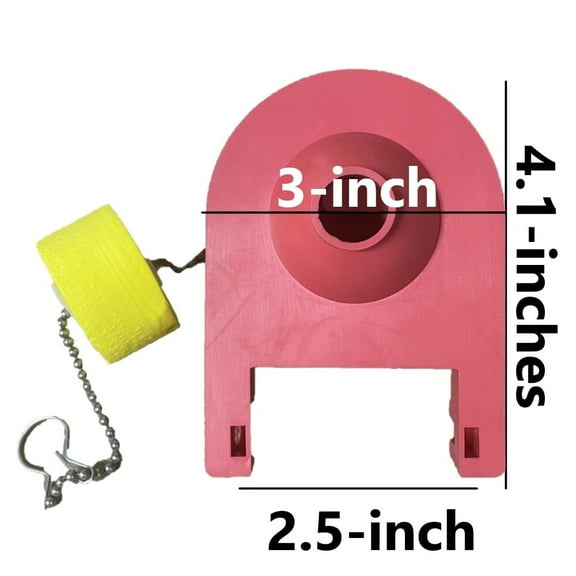 Kohler GP1078440 Sharkfin 2.5-Inch Toilet Flapper Replacement with Buoy Ultimate Flush Upgrade