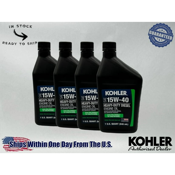 Kohler Genuine OEM SAE 15W-40 Diesel Engine Oil 25 357 47-S-4PACK