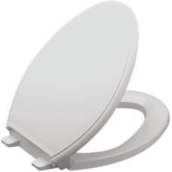 Kohler 4733-0 K- Glenbury Quiet-Close with Grip-Tight Bumpers Elongated Toilet Seat, White