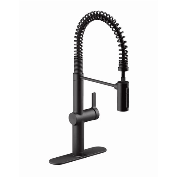 Kohler Haku R38475BL Semi-Professional Pull-down Kitchen Faucet Matte Black