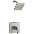 thumbnail image 1 of Kohler  Honesty Rite-Temp Shower Trim with Showerhead & Lever Handle - Vibrant Brushed Nickel, 1 of 3