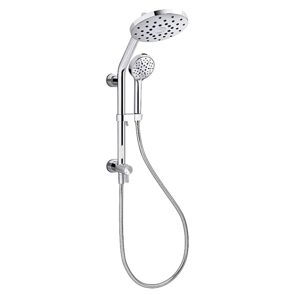 Kohler HydroRail 3-in-1 Shower Column Kit, 5 Spray, Polished Chrome, R38001-G-CP