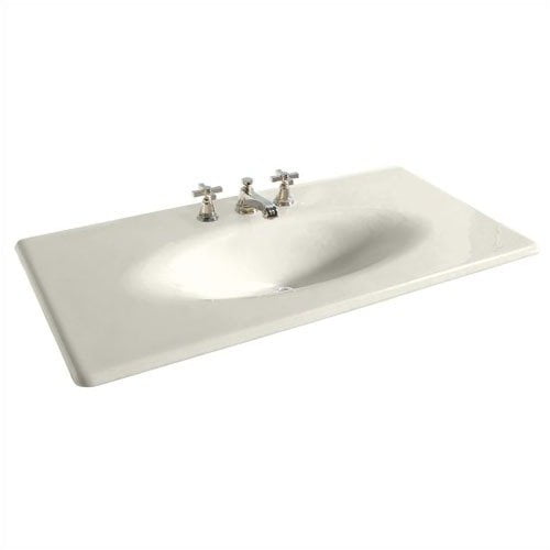 Kohler Iron/Impressions 43'' Cast Iron One-Piece Surface and Integrated Bathroom Sink