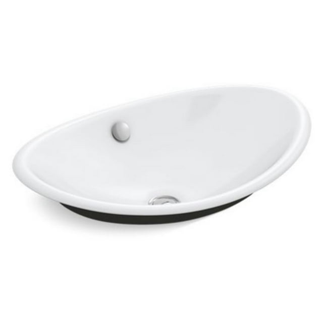 Kohler Iron Plains K5403 Oval Wading Pool Bathroom Sink
