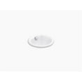 thumbnail image 1 of Kohler  Iron Plains Round Drop-In & Undermount Bathroom Sink, White, 1 of 6