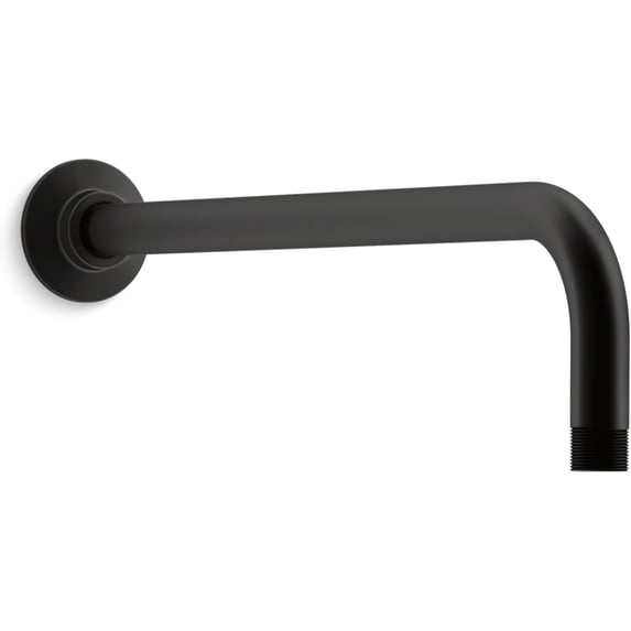 Kohler K-10124-BL Right Angle Shower Arm, Matte Black