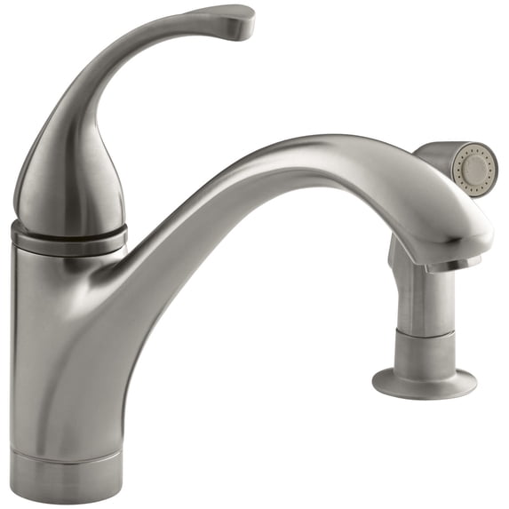 Kohler K-10416 Forte Single Handle Kitchen Faucet - Stainless