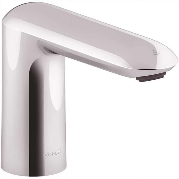 Kohler K-104K36-SANA-CP Kumin DC Powered Single Hole Touchless Bathroom Faucet with Kinesis Sensor Technology, Polished Chrome